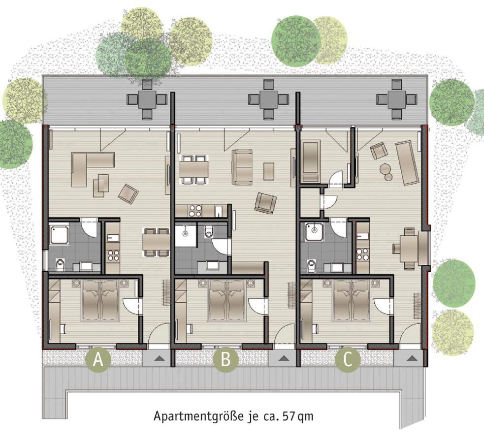 Steigerwald-Apartments Ebrach Exteriör bild